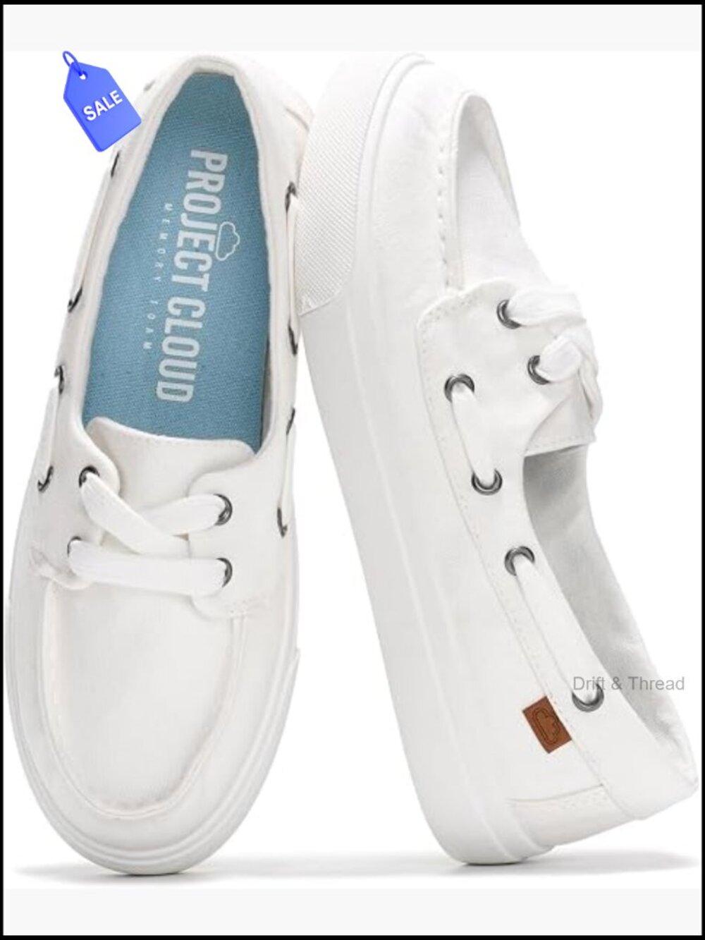 Canvas Slip On Sneakers Memory Foam Insole Lightweight Non-Slip Sole - Picture 1 of 7
